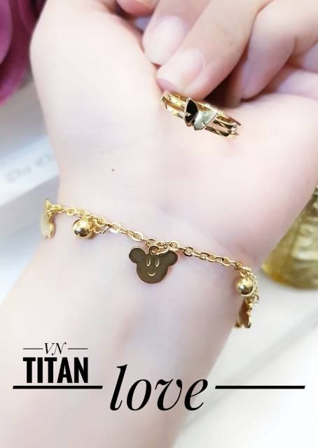 Titanium gelang dan cincin 2118i