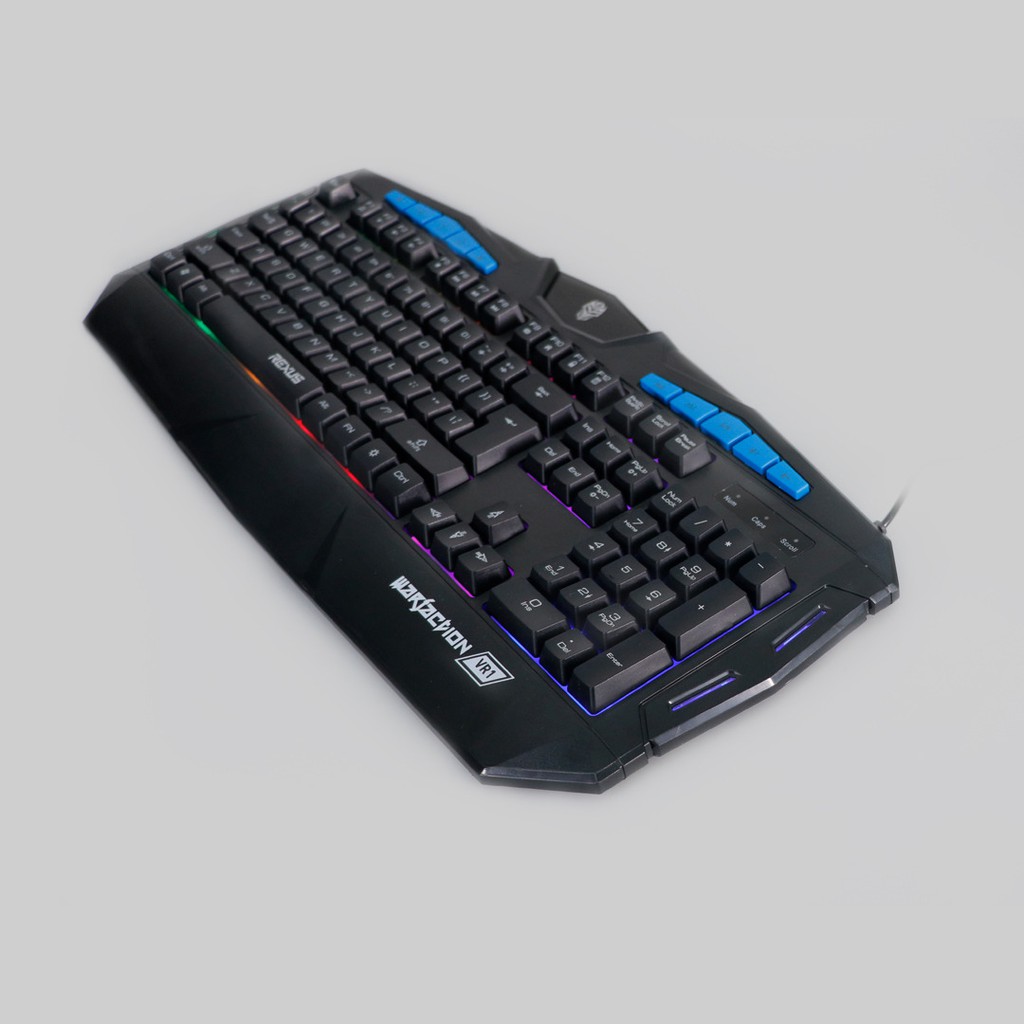 Keyboard Mouse Gaming Rexus Warfaction Vr1 Backlight