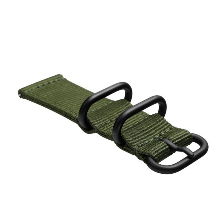 Tali Jam 20mm Strap Garmin Forerunner 55 - Nylon Stitching 3 Buckle