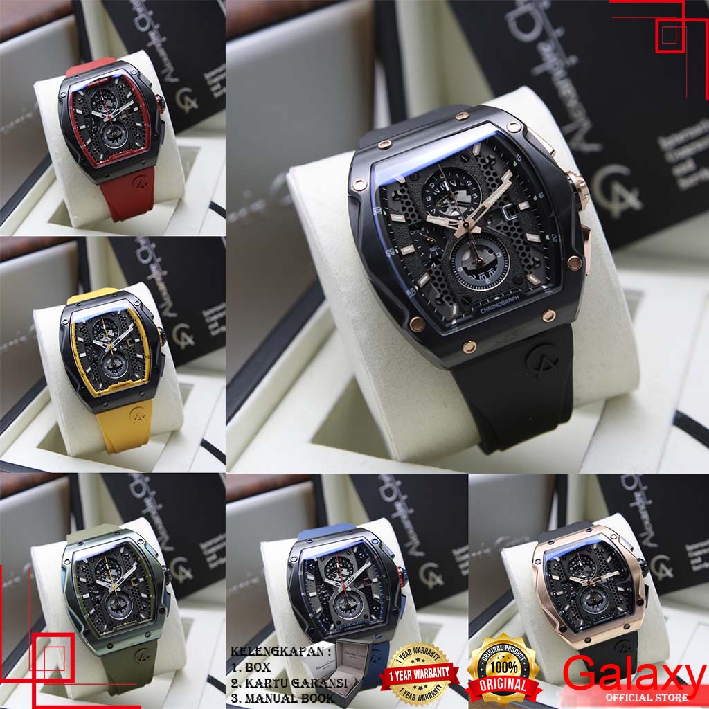 JAM ORIGINAL ALEXANDER CHRISTIE PRIA ORIGINAL JAM TANGAN ALEXANDRE CHRISTIE JAM PRIA  ALEXANDER CRIS