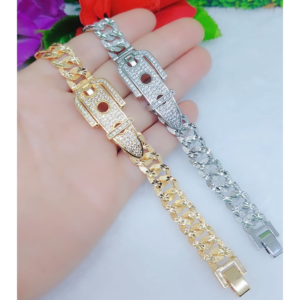 Gelang xuping permata lapis emas perhiasan fashion 0455