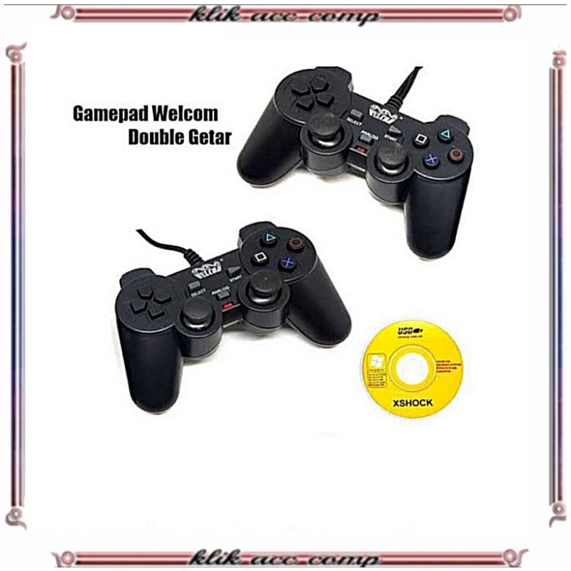 stik usb dauble getar welcome / joystick usb welcome