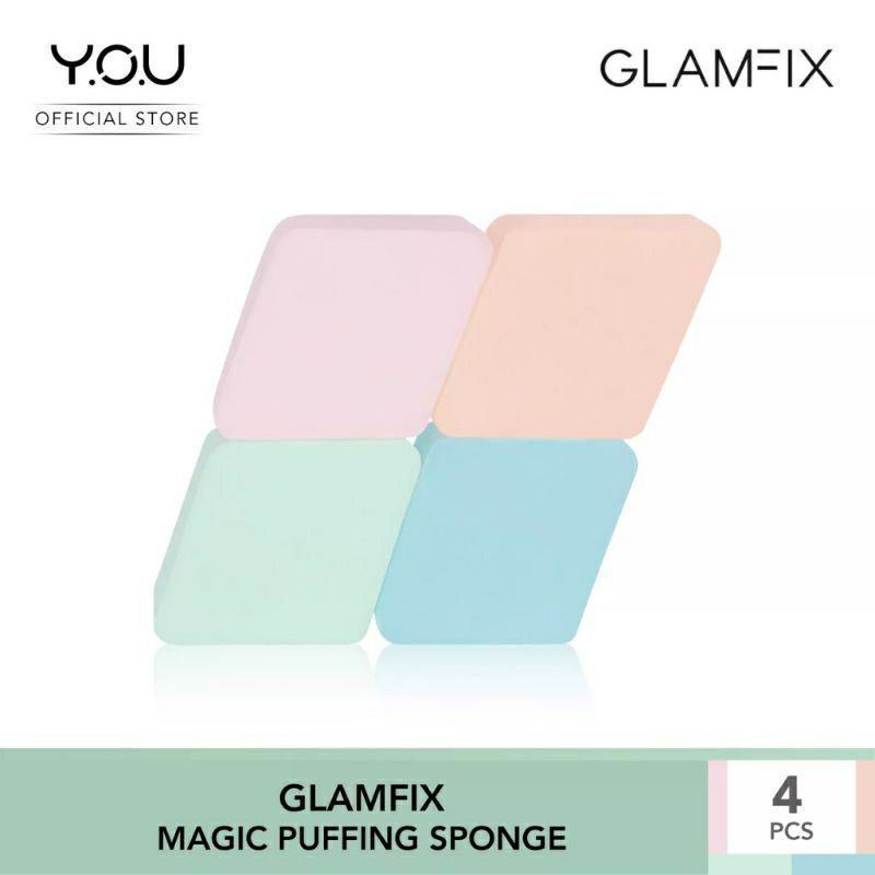 spons bedak Y.O.U glamfix 4 pcs