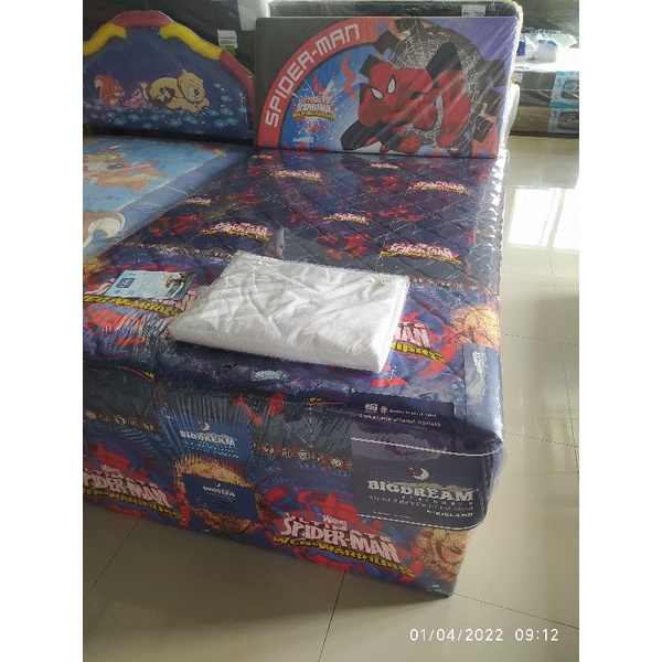 springbed Sorong 120 - 2in1 bigland ,Frozen,hello Kity,spriderman