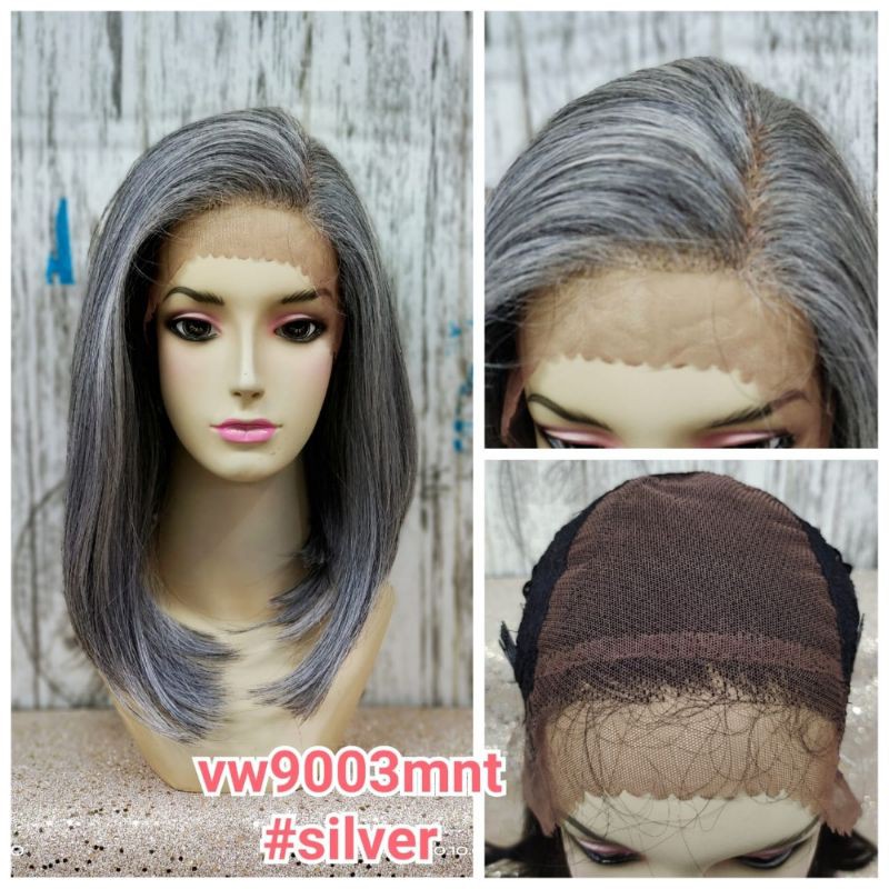 half Lace wig bob