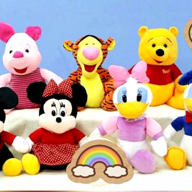 boneka disney mickey pooh donald