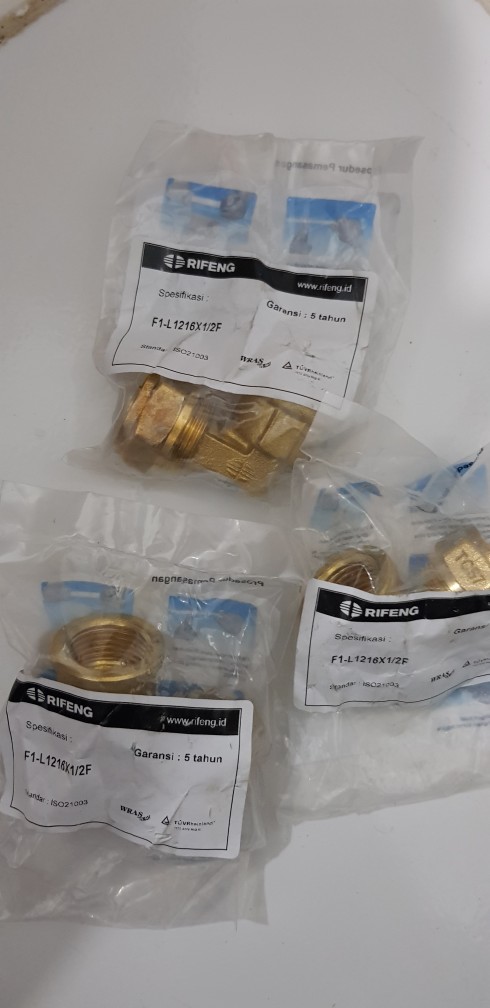 Knie Drat Dalam (rifeng) D. 1/2 - Female Elbow L1216 X 1/2 F