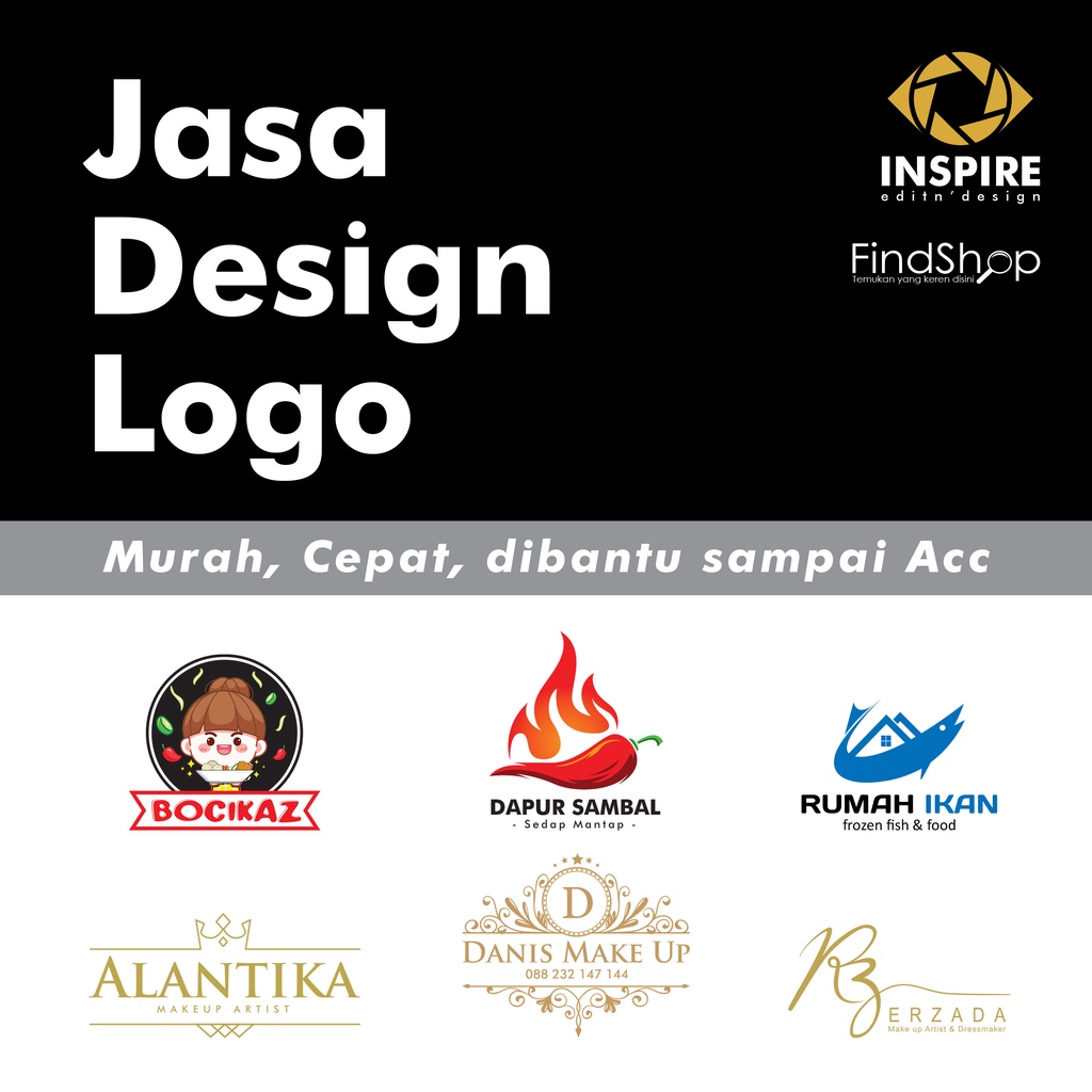Jasa Desain Logo Premium untuk UMKM, perusahaan, komunitas, olshop