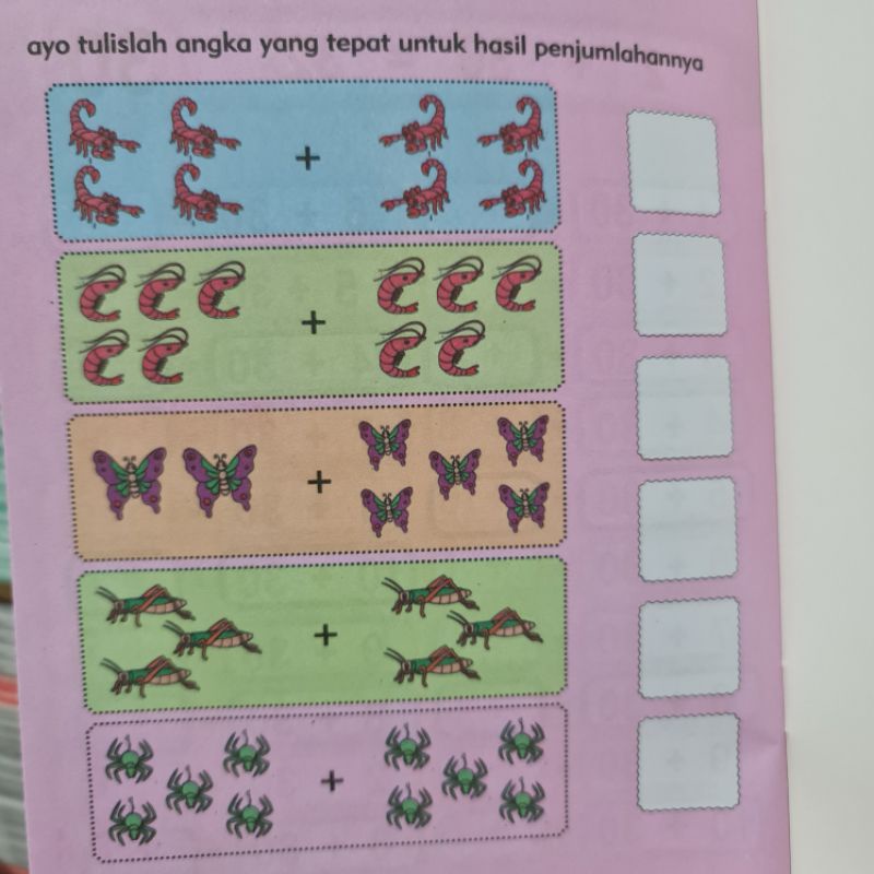 Buku Anak  Aku Pandai Berhitung PENJUMLAHAN (TK)