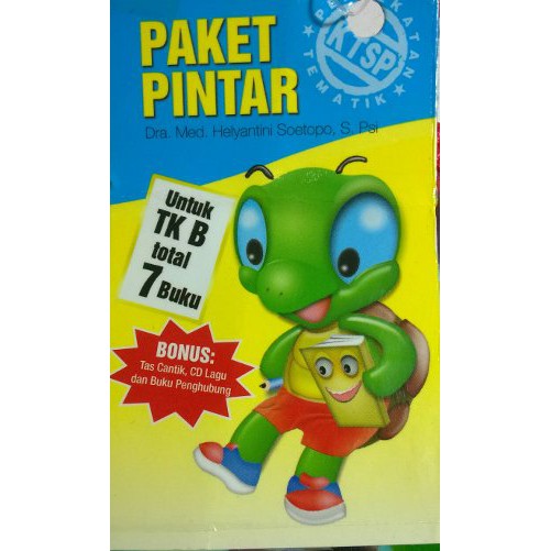 Dijual Buku TK B Seri Paket Pintar 7 Buku   Erlangga Berkualitas