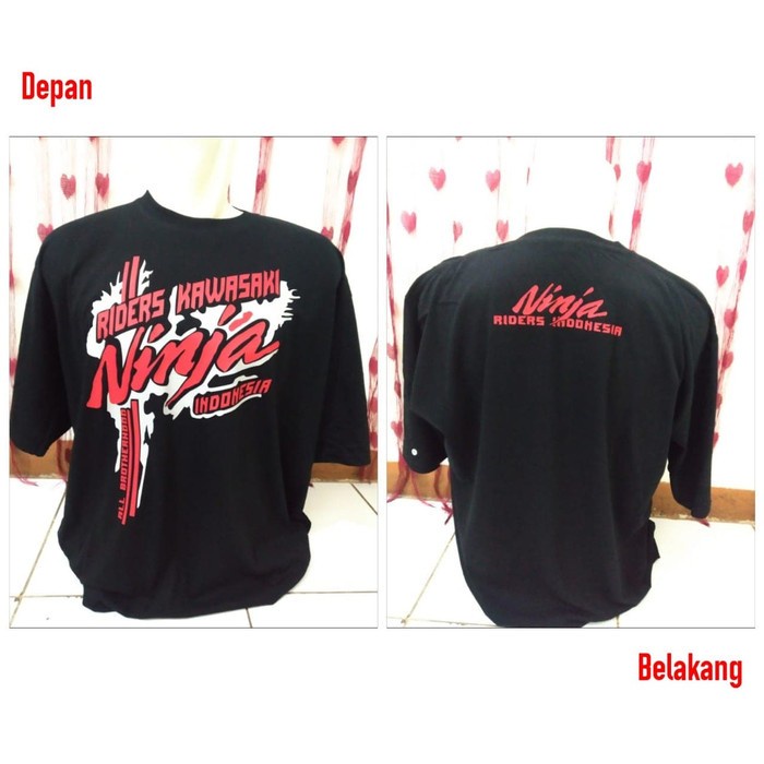 kaos/t shirt/baju keren KAWASAKI NINJA INDONESIA