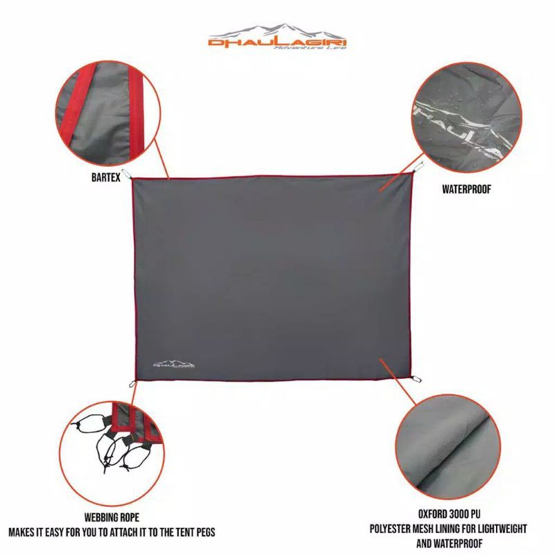 Dhaulagiri Foot Print Matras Tenda Flysheet 150 x 200 cm