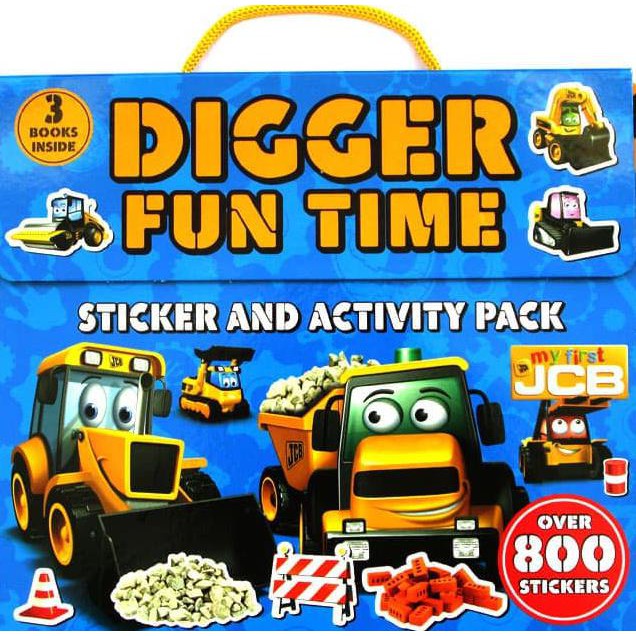 My First Jcb Digger Fun Time Sticker And Activity Pack
