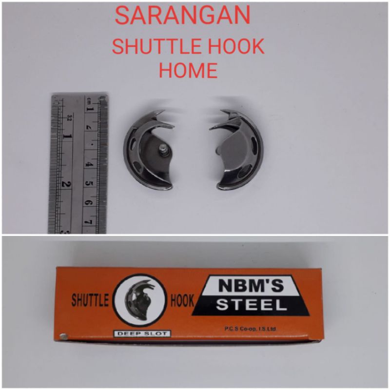 SARANG SEKOCI MESIN JAHIT/ STUTTLE HOOK STAINLESS HARGA PER PCS