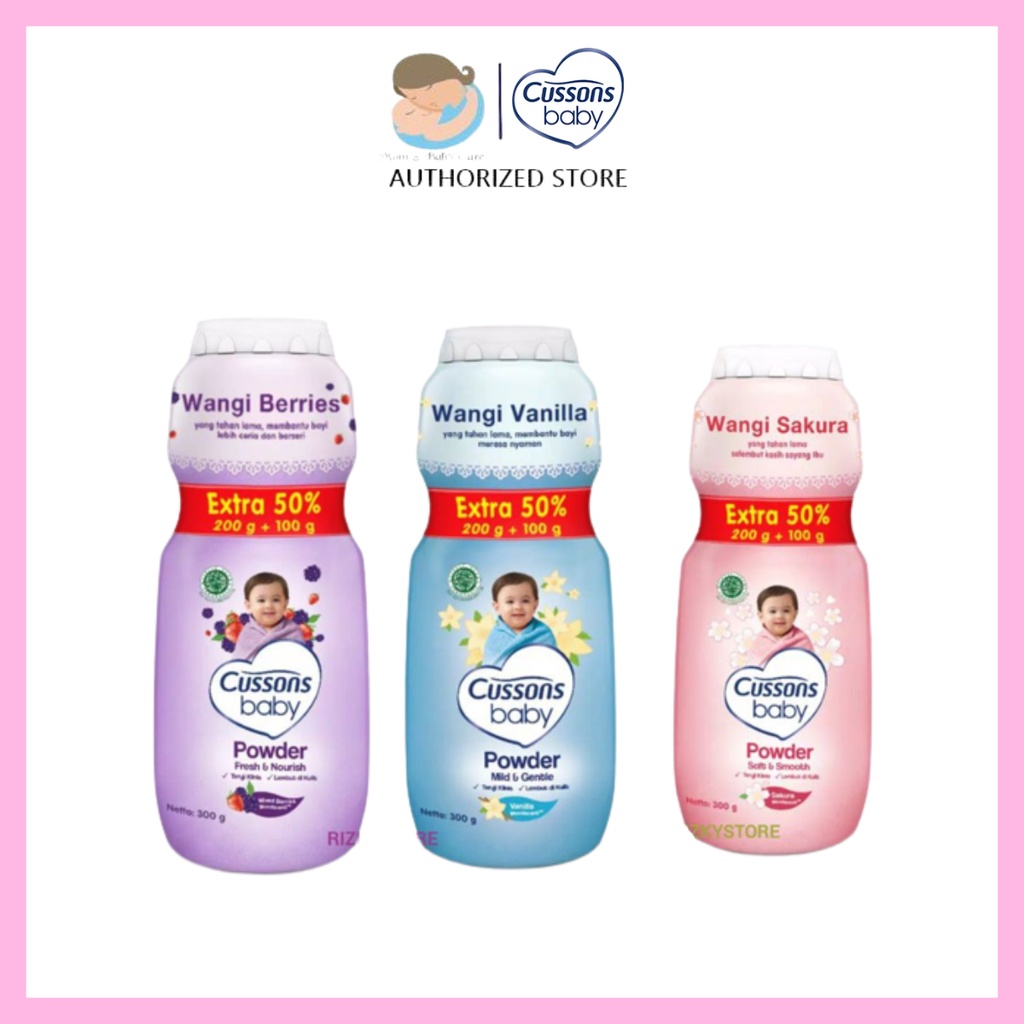 Cussons Baby Powder / 50gr / 100gr extra 40% - 50%