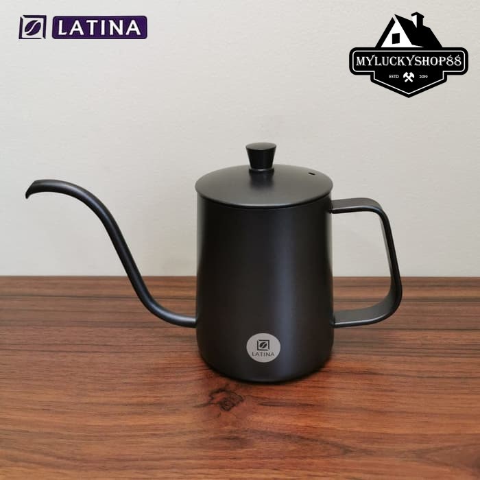 Latina Bango Kettle Coffee Pro V60 90 Derajat - Teko Kopi Leher Angsa