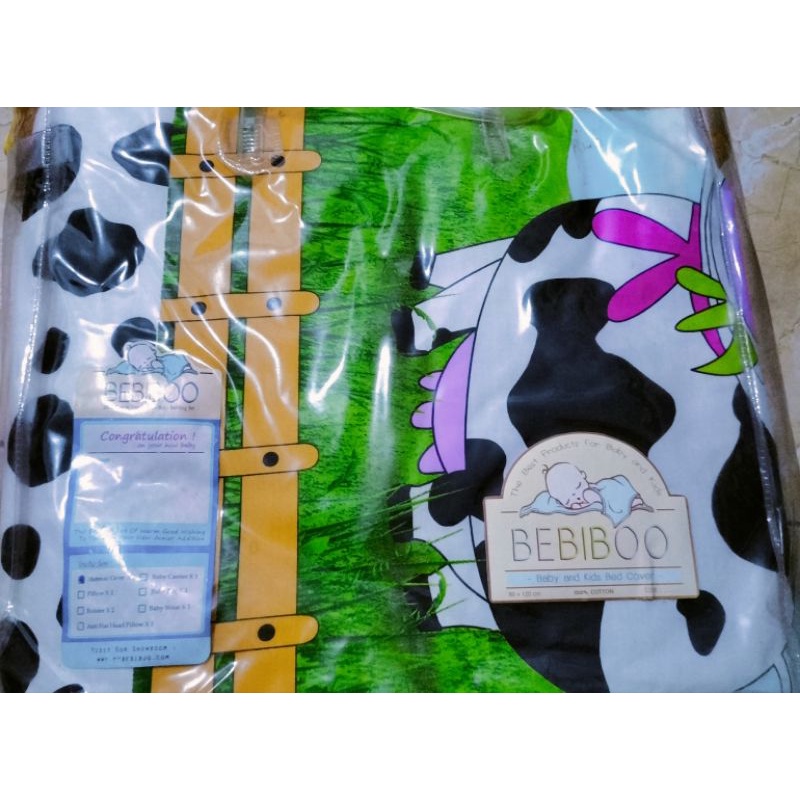 bedcover bayi bedcover anak matras cover motif sapi