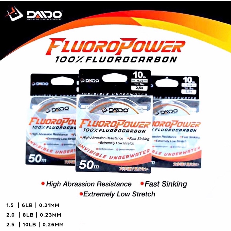 Senar DAIDO FLUORO POWER | 100% Fluoro Carbon