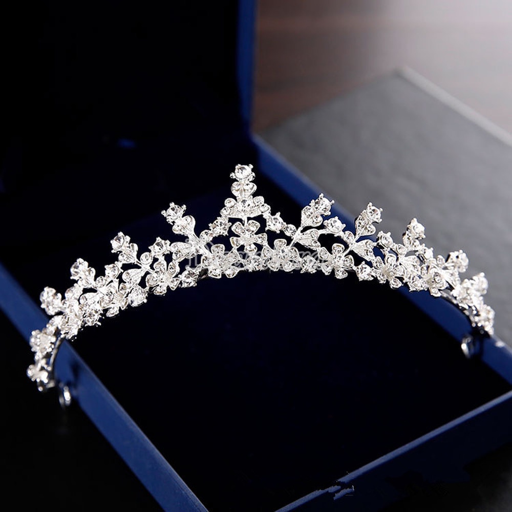 New Bridal Headwear White Bridal Princess Small Crown Wedding Accessories