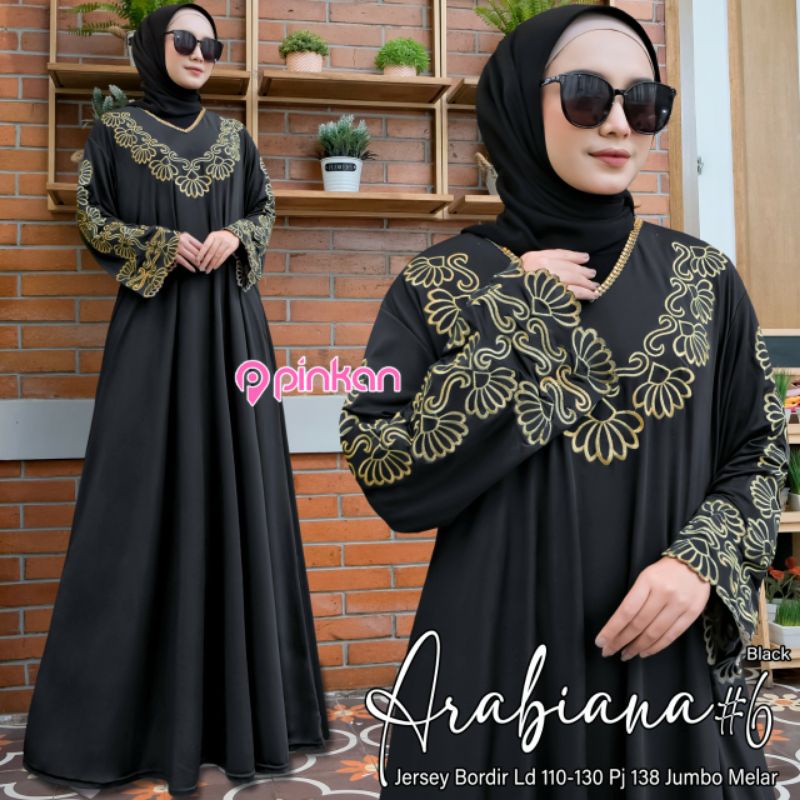 ARABIANA GAMIS BORDIR BY PINKAN