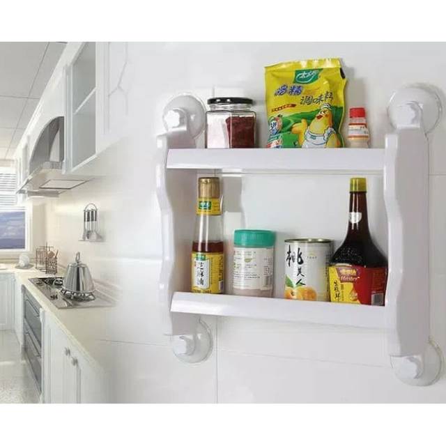  RAK  DAPUR KAMAR  MANDI  2 SUSUN STORAGE WALL RACK 2 