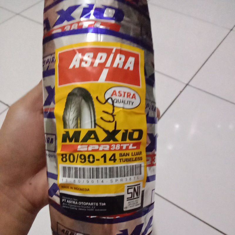 BAN TUBLES DEPAN VARIO 125 VARIO 150 BEAT SCOOPY UKURAN 80/90-14 TUBLES