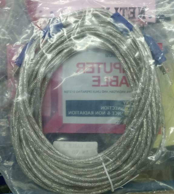 Netline Kabel Printer 10Meter USB2.0 AM/BM