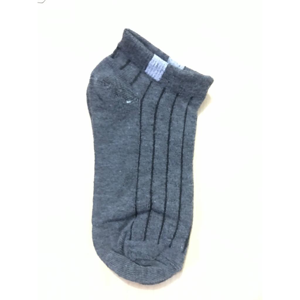 OSM JKT K354 Kaos Kaki Pendek Semata Kaki / Ankle Cute / Socks / Short Socks / Kaos Kaki Polos-Abu Tua