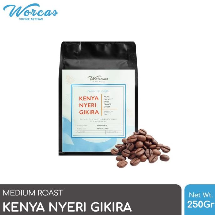 

TERBARU WORCAS Arabica Kenya Nyeri Gikira 250 Gram - Medium Roast /KOPI RUBE/KOPI KAPAL API/KOPI SLB/KOPI PEJUANG/KOPI BUBUK