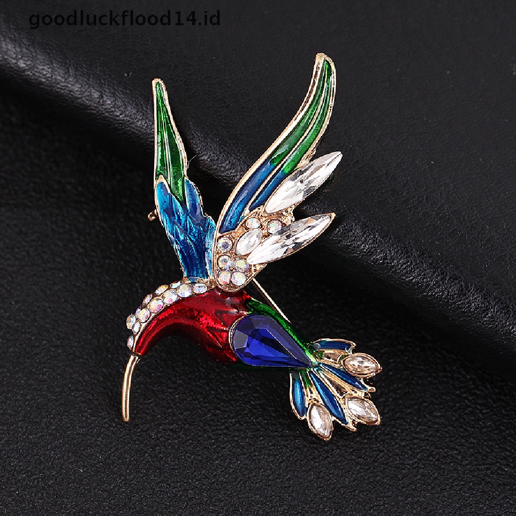 [OOID] Women Flamingo Crystal Bird Phoenix Animal Bird Owl Breastpin Brooch Pin Jewelry ID