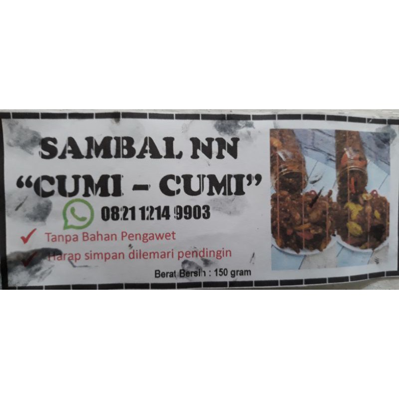 

sambal NN cumi-cumi pete