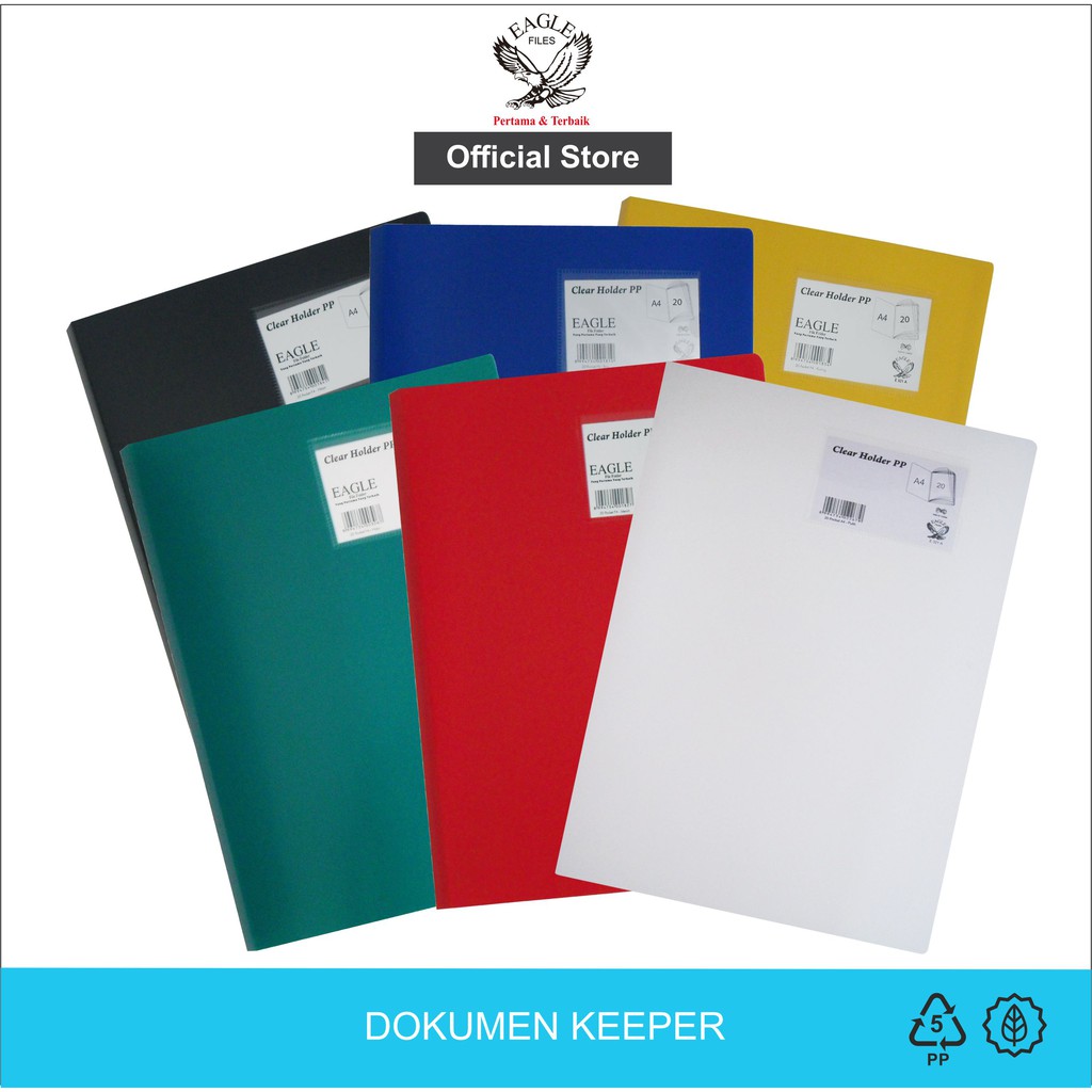 Dokumen Keeper / Clear Holder / Document Keeper / Display Book EAGLE A4