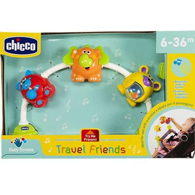 Chicco toys Travel Friends. Mainan anak Stroller. Mainan Stroller Chicco