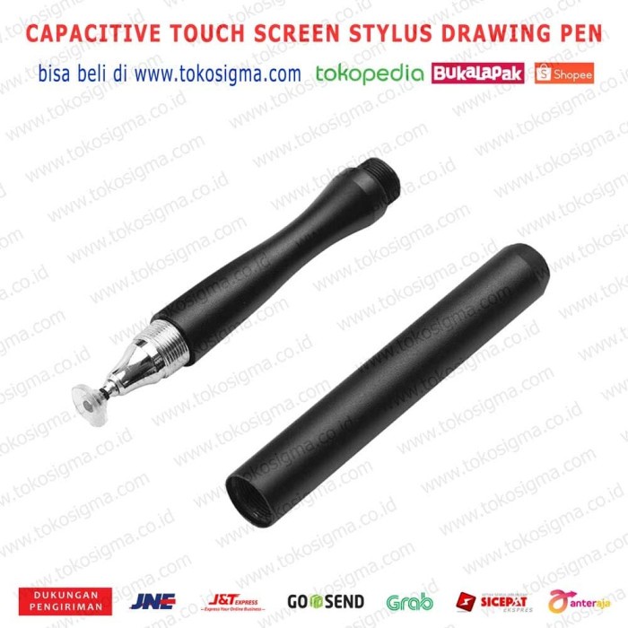 Mudah Capacitive Pen Disc Touch Screen Drawing Stylus Tab Hp Android Iphone Trendi