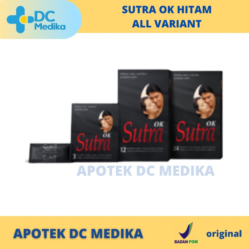 Sutra Hitam isi 3 / 12 / 24 / OK / Kontrasepsi Pria / Kondom / Kontrasepsi Pria / 3 pcs / 3's