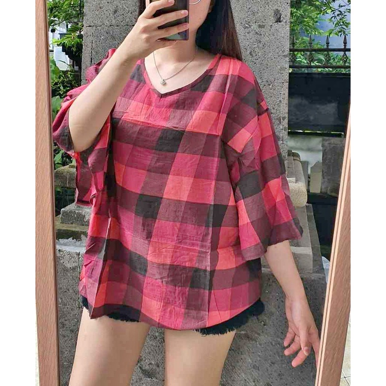 Bloues Katun import Jumbo, Atasan wanita