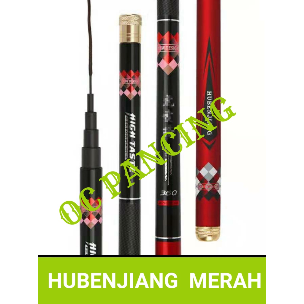 HUBENJIANG MERAH joran tegek BARU