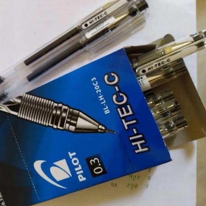 

[KODE PRODUK 6CAFE7590] Pulpen Hitec Pilot 0,3 mm Hitam/Biru Hi-Tec-C Micro Fine Harga / Pcs