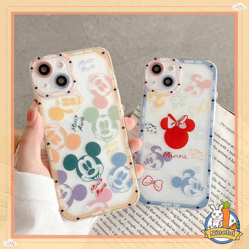 Soft Case Tpu Motif Kartun Tikus Compatible for iPhone 11 Pro Max iPhone 14 13 12 Pro Max X Xr Xs Se 2020 Max 7 Plus 8 7 6 6s Plus Soft TPU Phone Case Cartoon Mouse Series High-quality Soft Silicone Back Protective Casing Cover