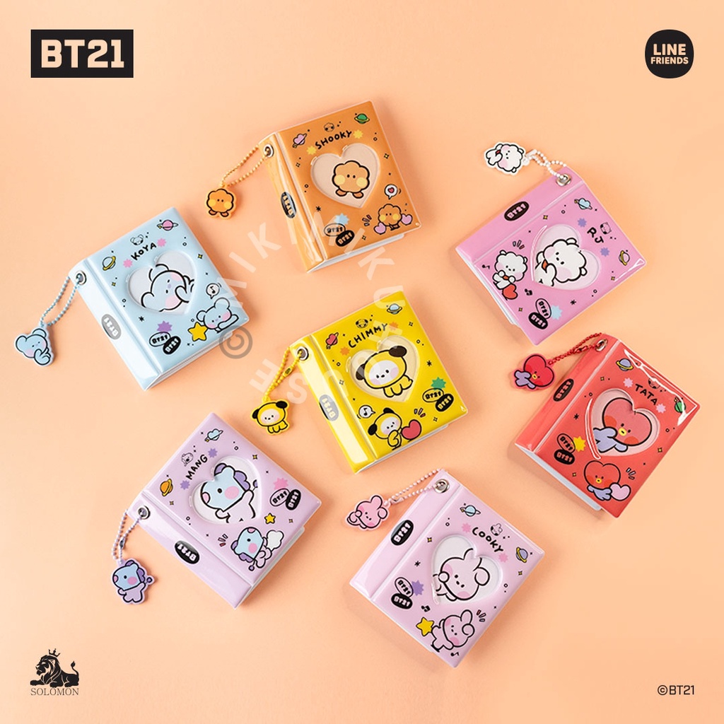 NEW BT21 MININI PHOTO BINDER OFFICIAL COLLECT BOOK COLBOOK KOREA KOREAN BUKU CARD BTS