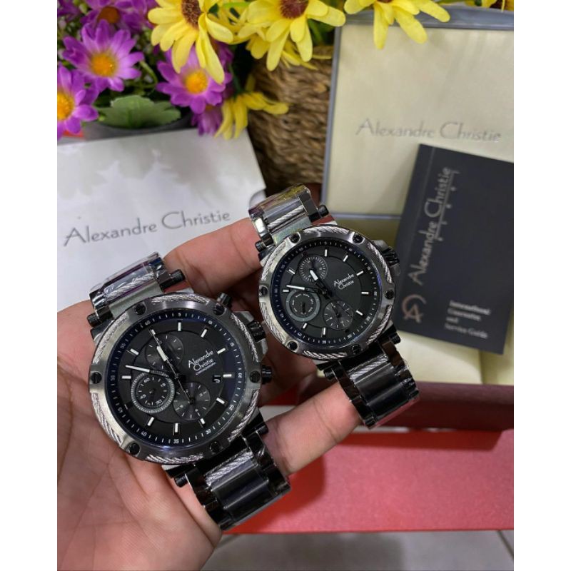 JAM TANGAN AC ALEXANDRE CHRISTIE 6561MC/BF COUPLE ORIGINAL GARANSI RESMI 1 TAHUN