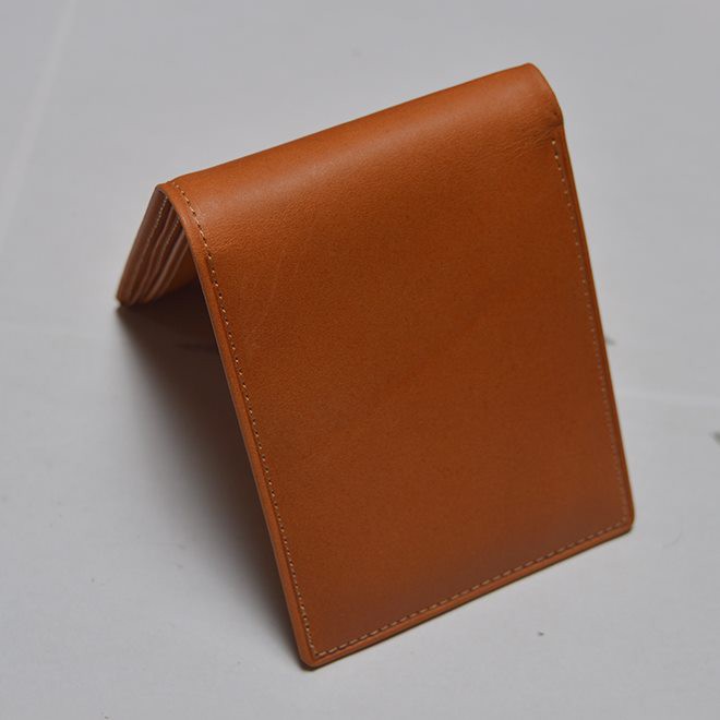 dompet pria kulit sapi asli bifold wallet - dompet lipat warna tan