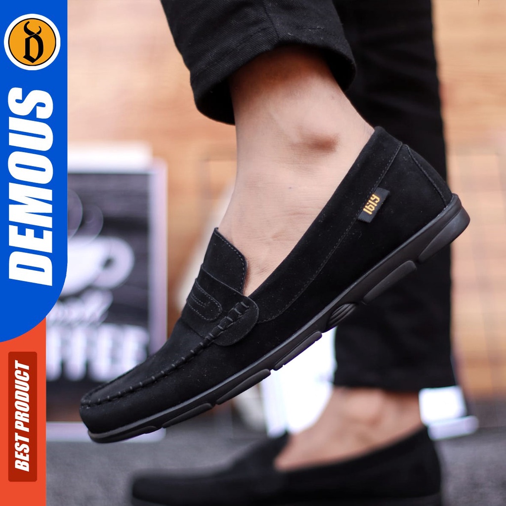 DEMOUS Sayouri - Sepatu Slip On Pria Casual