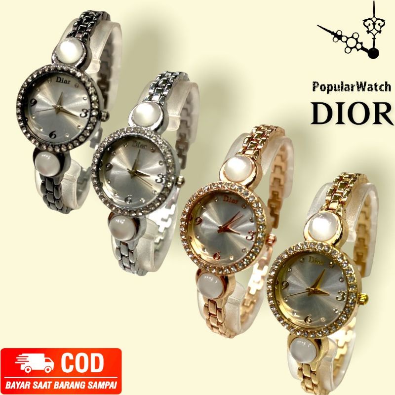 COD FREE ONGKIR!! Jam tangan rantai fashion cewek permata