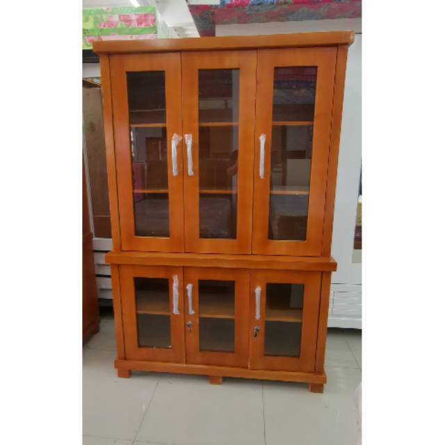 Lemari buku serba guna 3 pt kaca rak lemari hias kaca Lemari buku serba guna 3 pt kaca rak lemari hias kaca
