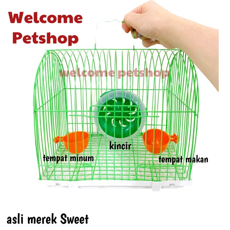 Kandang Untulan Hamster / Merek Sweet / Kandang Hamster Kecil