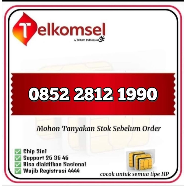 NOMOR CANTIK TELKOMSEL TAHUN KELAHIRAN 28 DESEMBER 1990
