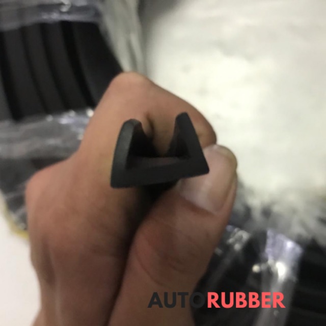 Karet U Jepit Kaca Karet List Jepit Plat 12 Mm