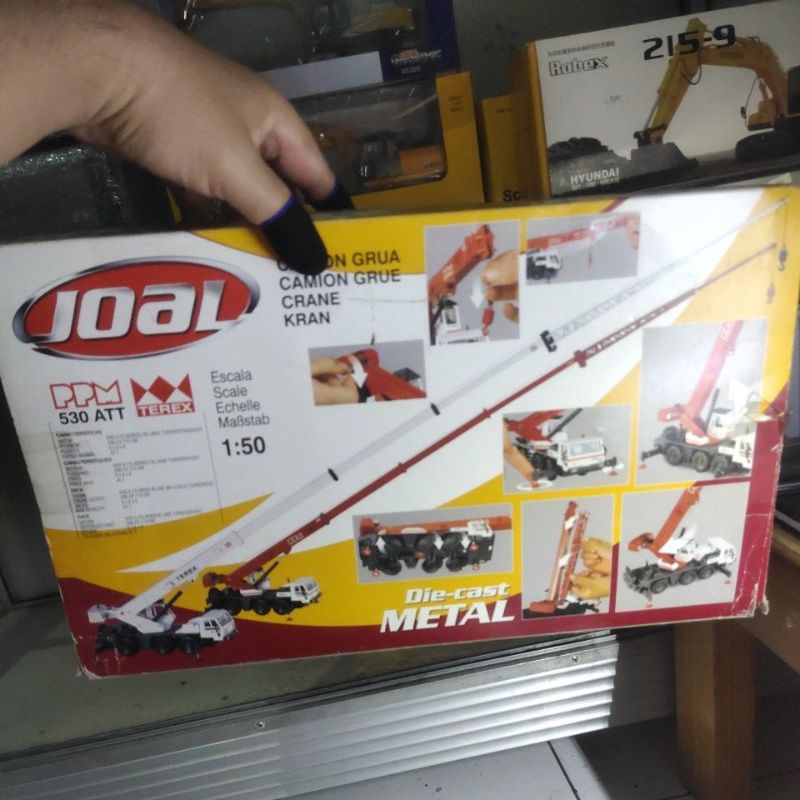 diecast alat berat terex PPM 350 ATT mobile crane 1:50