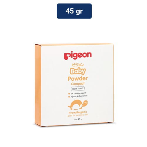 Pigeon Baby Powder Cake Compact Refill Chamomile 45 gr